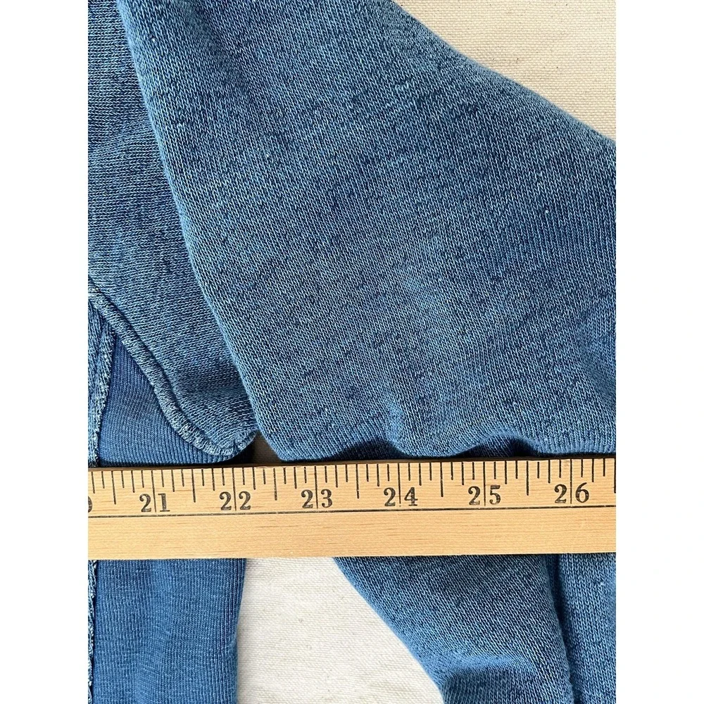 Visvim Indigo Artisan Crewneck Sweatshirt Natural Dye Japan Pullover Size 4 - Picture 6 of 16